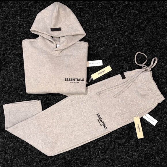 Essentials Other - Essentials x small light oat set new hoodie and sweatpants